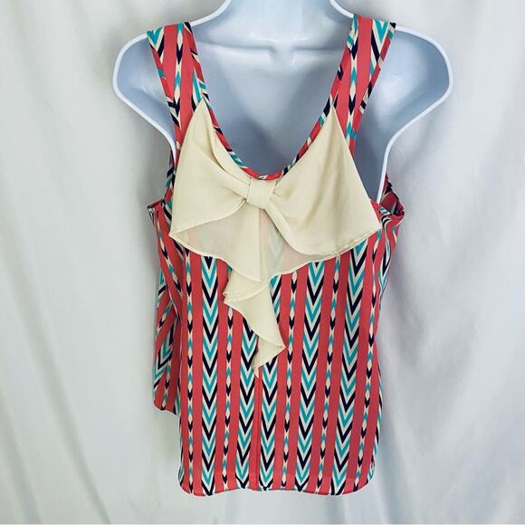 Charming Charlie Sleeveless Blouse Size Large - Picture 6 of 9